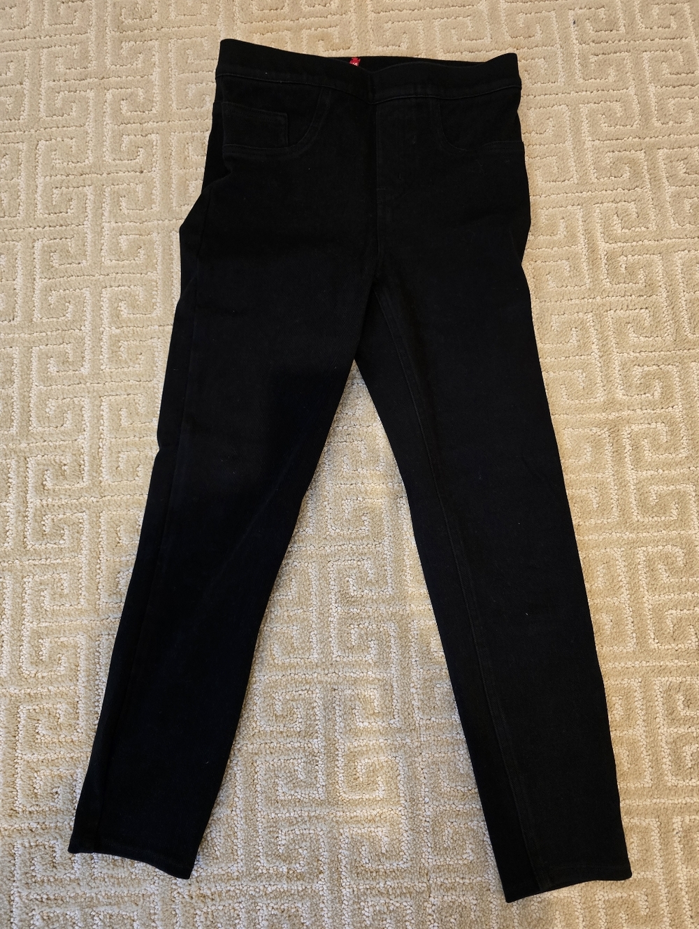Spanx Jean-ish Ankle Leggings in Black, Size S
